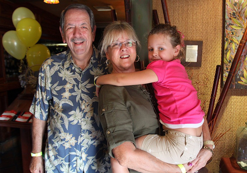 Ray and Casey Pilon with their granddaughter, Emme Pilon.