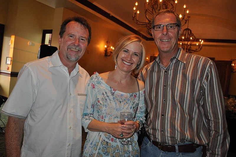 Jim Windham with Kathy and John Hargreaves