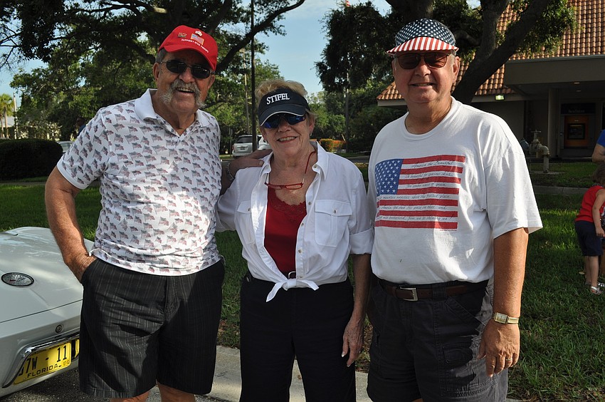 Vic and Ellen Larson with Bill Carman