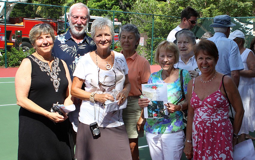 Members of the Longboat Key Garden Club showed up for the big event.
