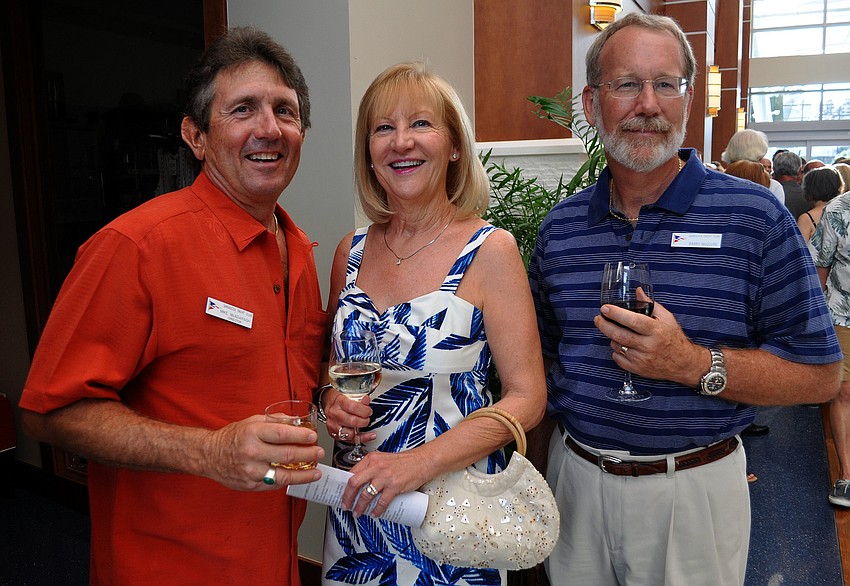 Mike and Sandy McAdaragh with Barry McClure
