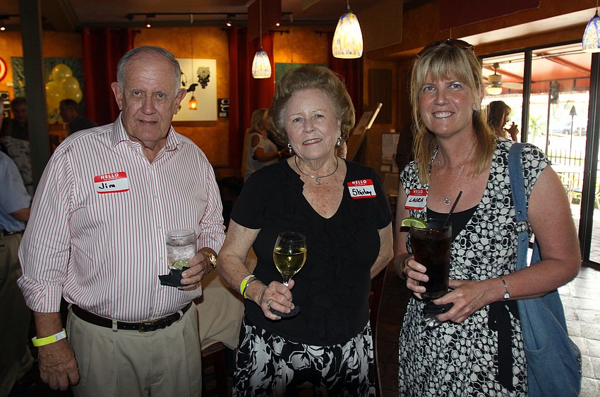 Jim and Shirley Ritchey with Laura Williams