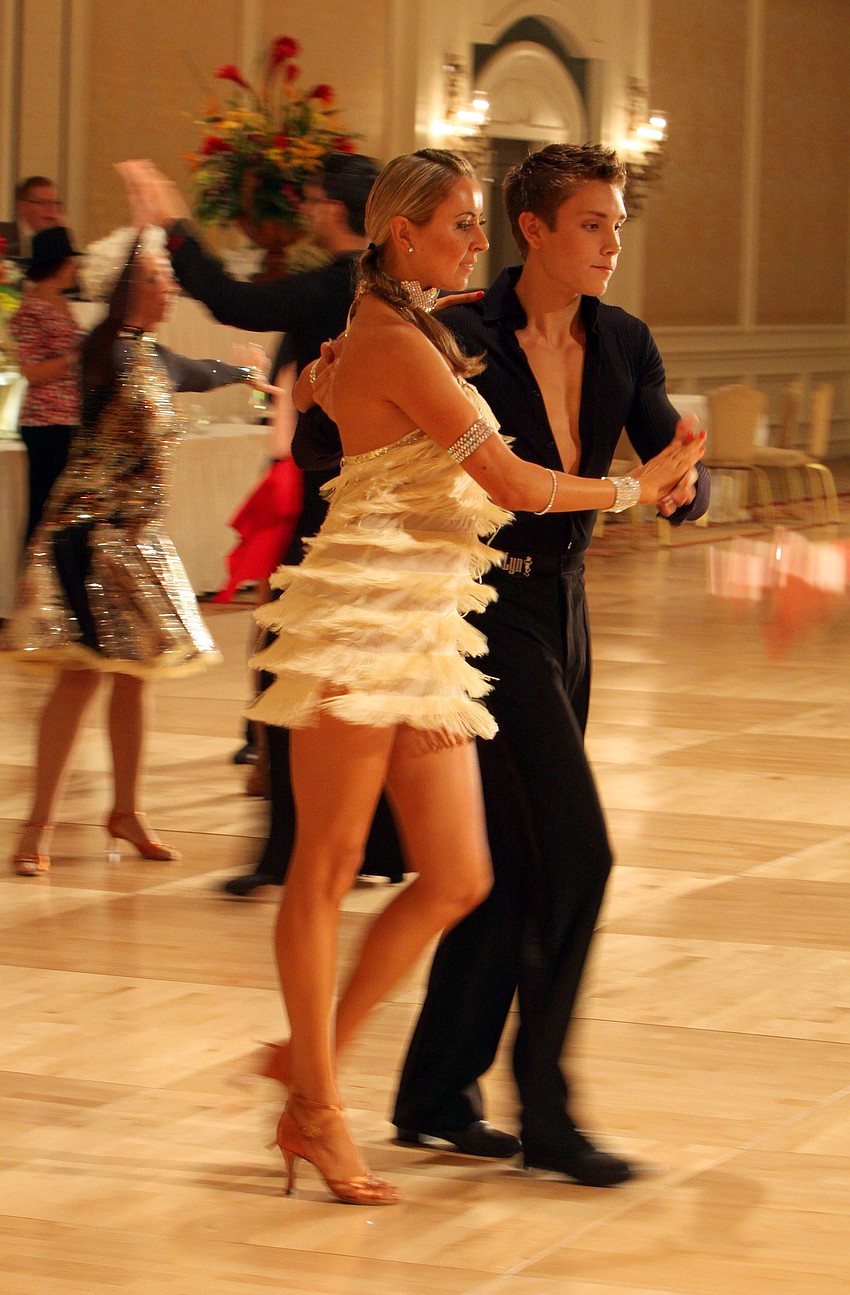Sofia Sokolenko and Kelton Johnson of Empire Ballroom Studio in Sarasota.