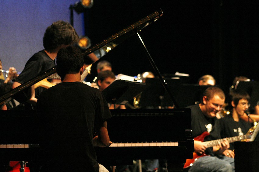 The jazz band opened the Renaissance assembly.