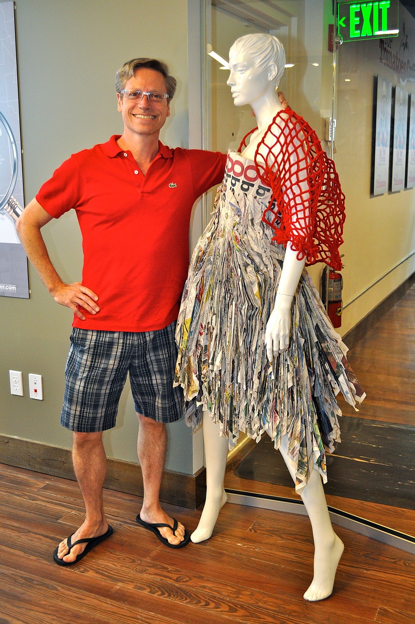 Eric Cross designed the dress for the 