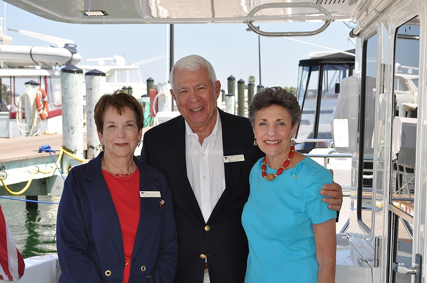 Sandy and Burt Polishook and Sheila Kasdan aboard 