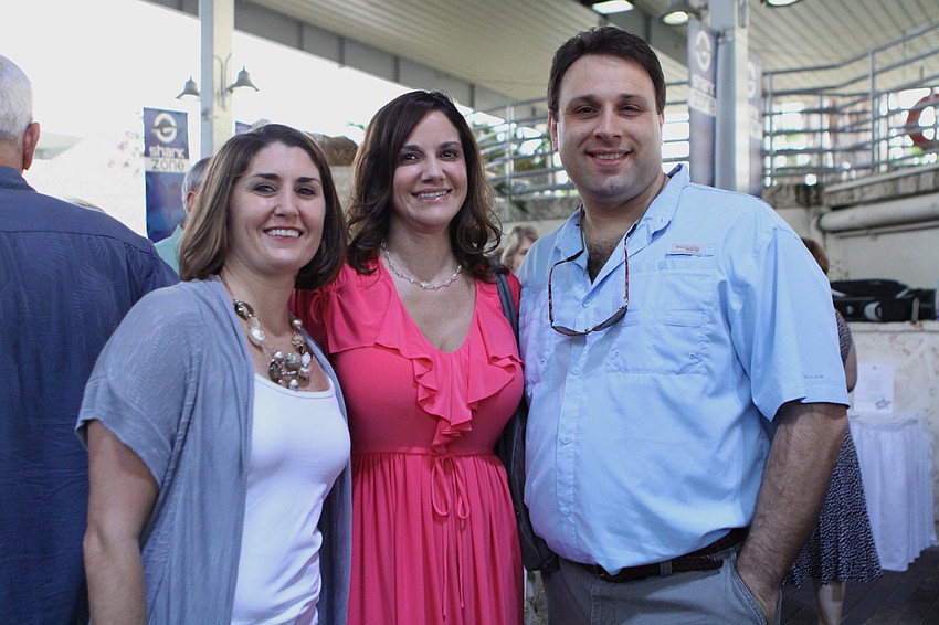 Beth Burchard with Ellie and Gabe Messina