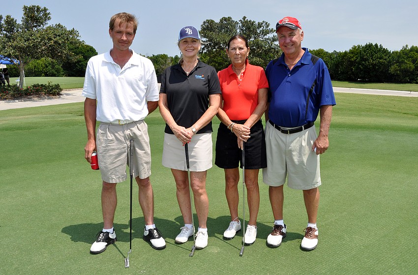 Clayton Lindgren, Deborah Walter, Margo Davidson and Bruce King played in the tournament last year.