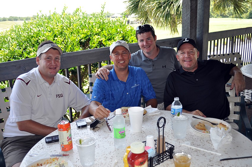 Keith Mercier, Jon Kleiber, Brian Jones and Chris Cushman were pleased with how they played.