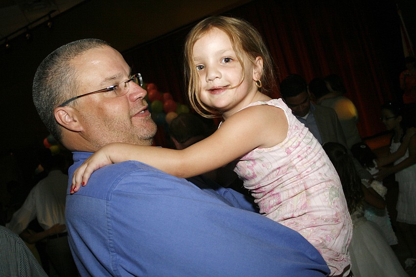 Dave Huber shared a special dance with daughter Carlie.