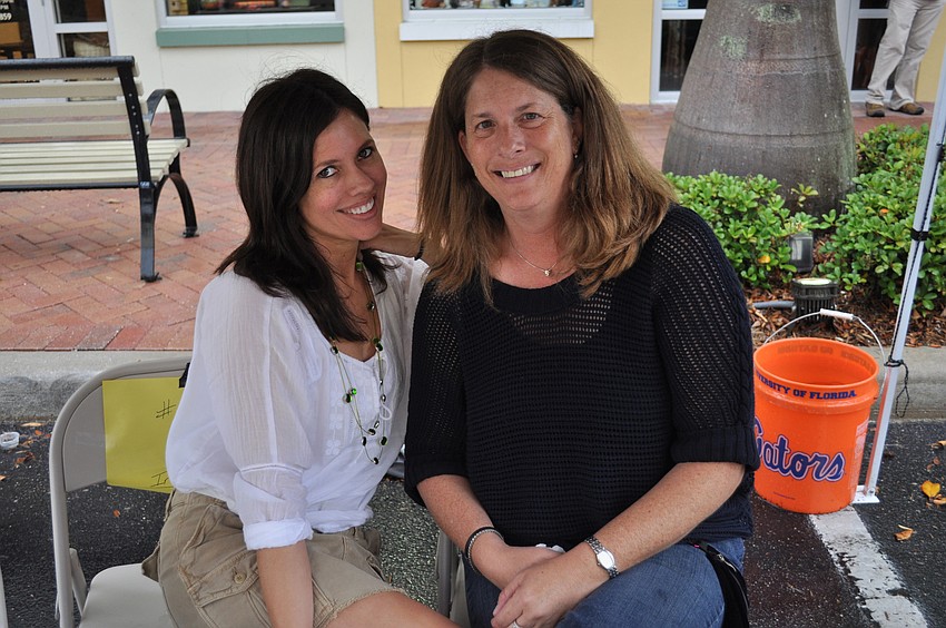 Heather Manley and Helaine Grant of Inspired Minds LLC set up a booth for the event.