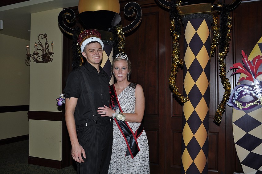 Prom King Tyler Gilbert and Prom Queen Payton Herschberger
