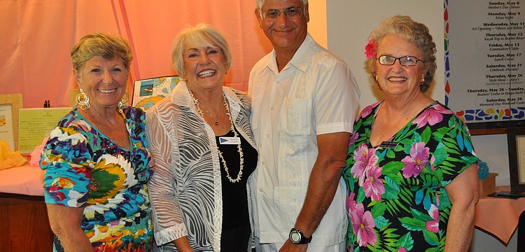 Jan McCracken, Marilyn and Dave Powell and Karen Berman