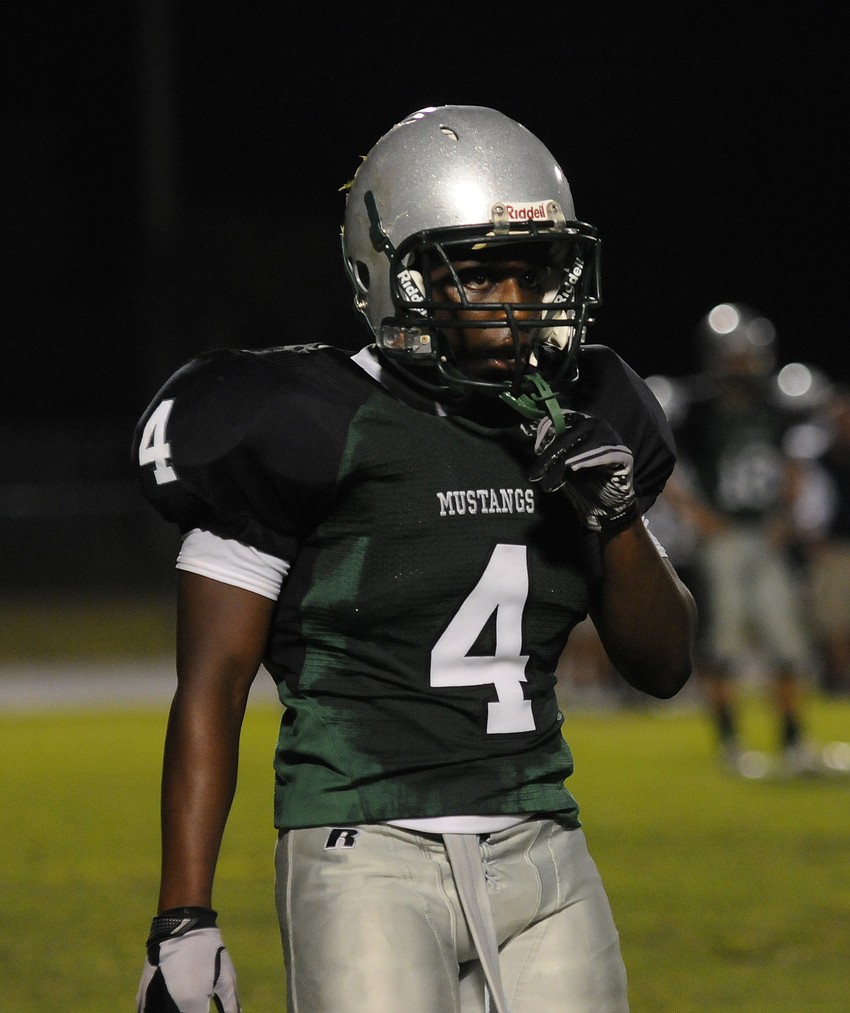 Junior Dwight Roberts is a defensive back for the Mustangs.