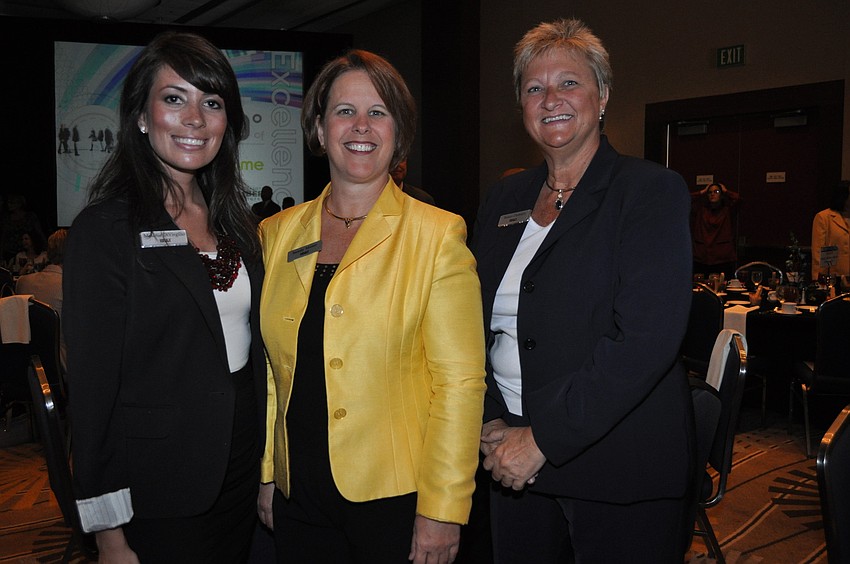 Melanie DiVirgilio, Sandy Moser and Susan Damico