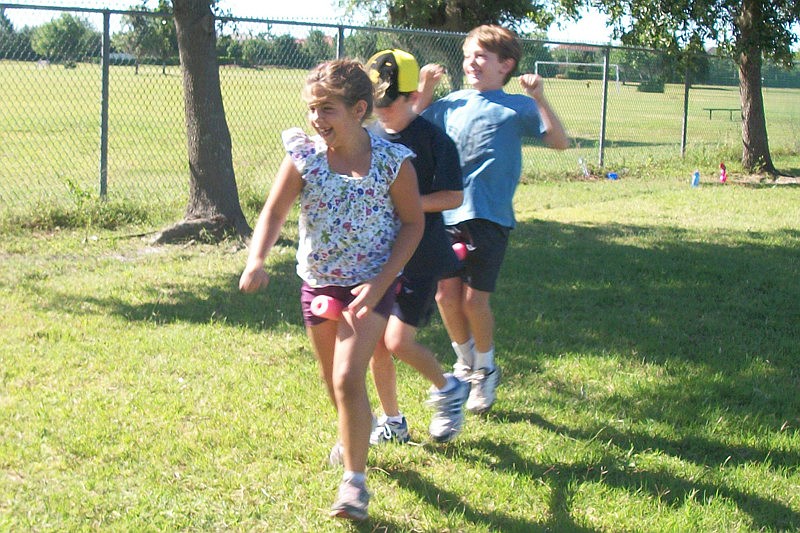 Students had fun being outside.