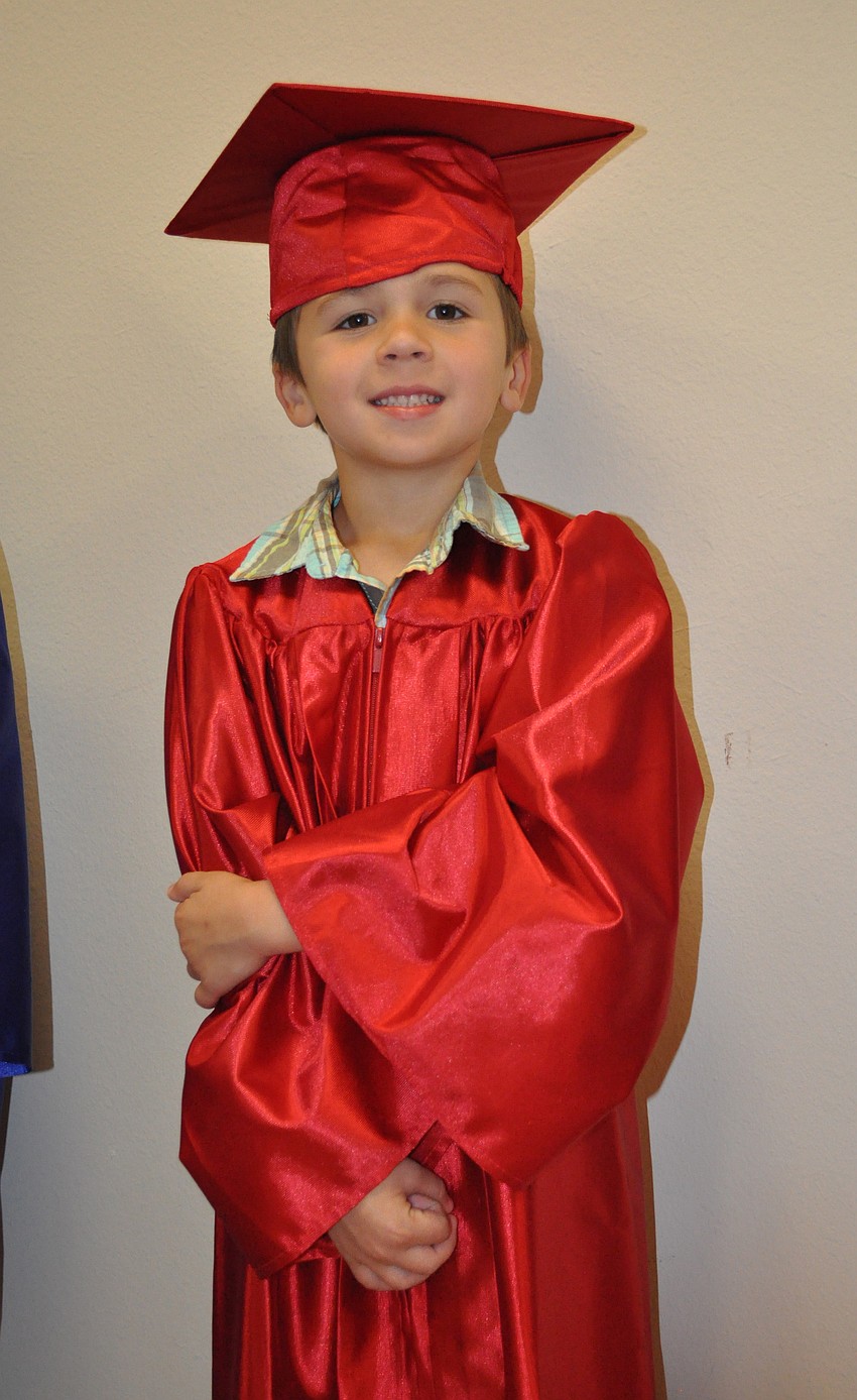 Four-year-old Evan Johnson is eager to start kindergarten.