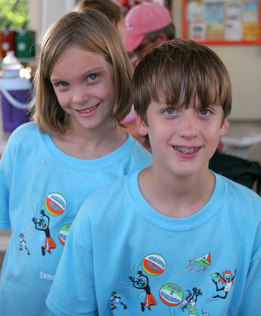 Megan, 7, and Daniel, 10, Keim