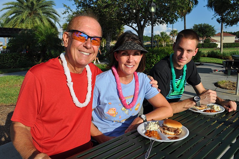 John and Michele Andri enjoyed time with their son, Nick.