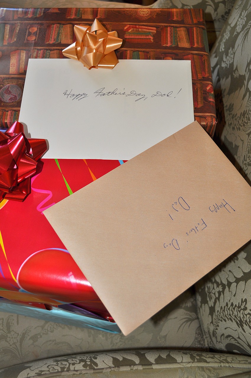 Presents and cards were abundant for all the fathers who were at the Father's Day Brunch Sunday, June 19 at the Oaks Club.