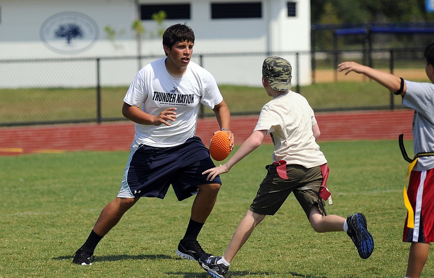 ODA senior Nicolai Israileff played football for the Thunder last fall.