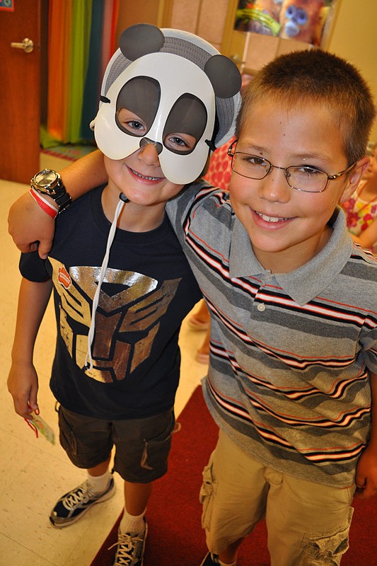 Chad Anderson and Jordan Hirst enjoyed learning about creation.