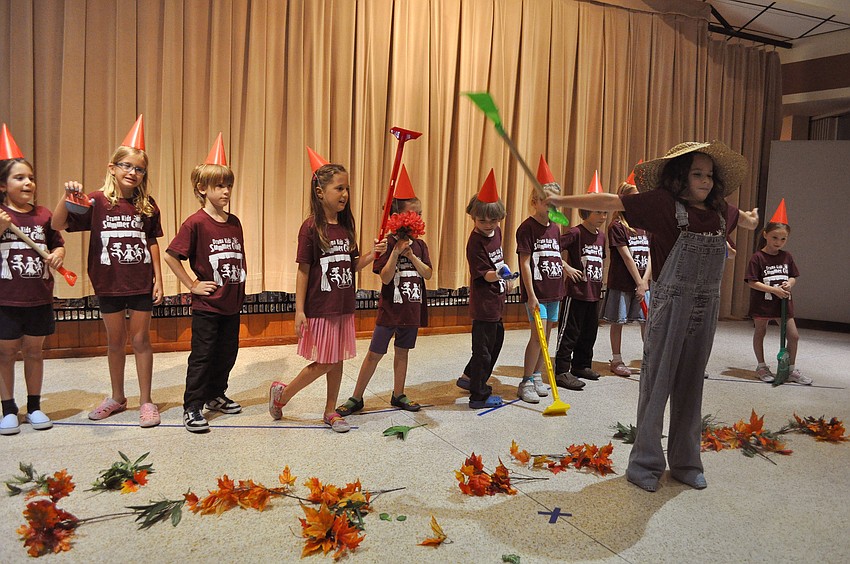 The younger campers performed a dance drama called 
