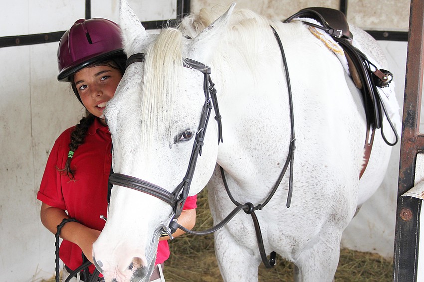 Danielle Marler and Archie were excited for Westport Equestrian Club's Pony Camp show.