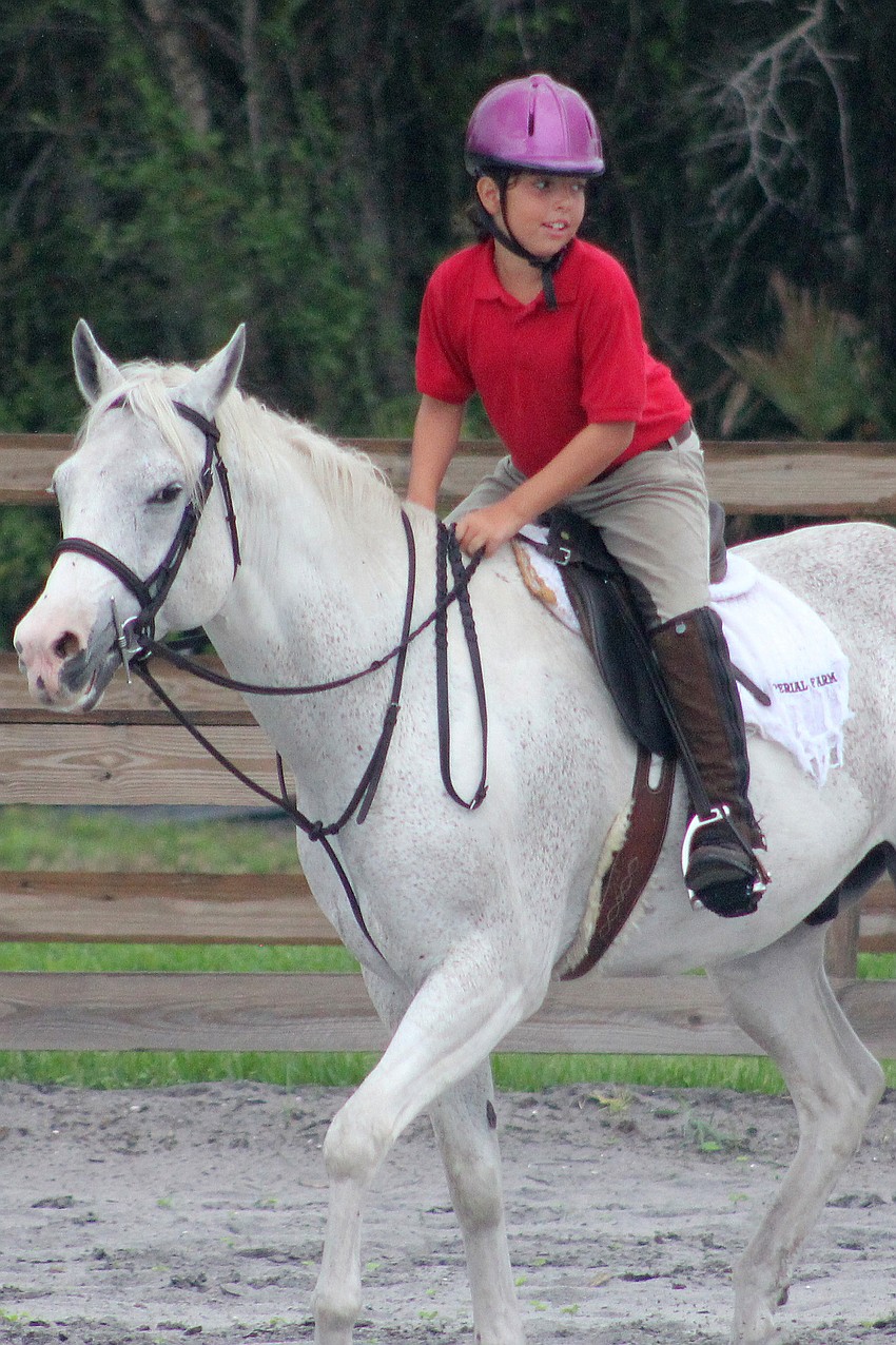 Danielle Marler and Archie competed in several events at Westport Equestrian Club's Pony Camp show.