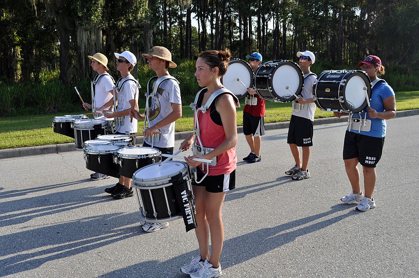 The Braden River High drumline will be an integral part of this yearâ€™s show.