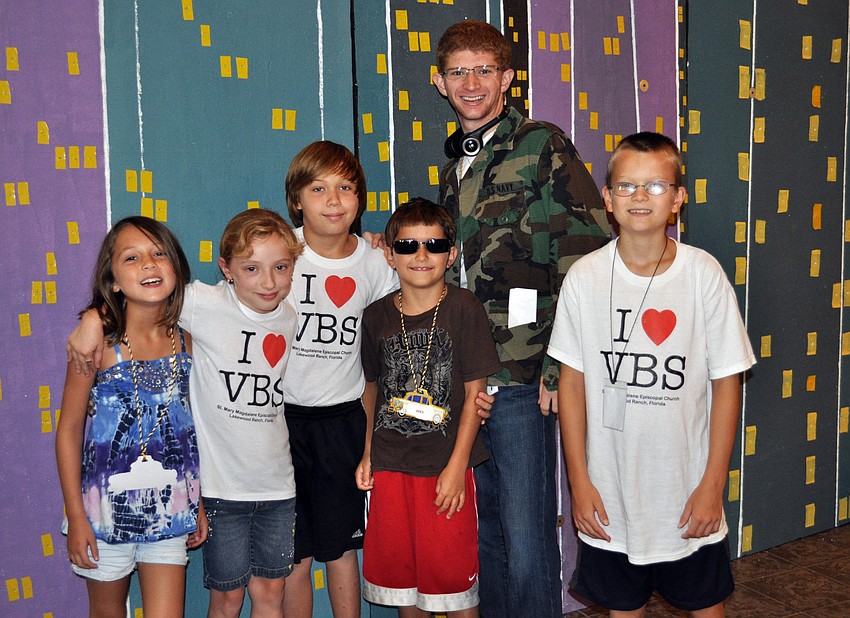 Isabella Hitte, 8, Nicole Ouellette, 8, Donald White, 11, Joey Wiedeman, 8, Zach Zimmer, 18, and John Hedman, 12.