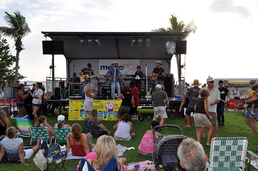 People enjoyed listening and dancing to One Night Rodeo Friday, August 12 during Friday Fest at the Van Wezel.