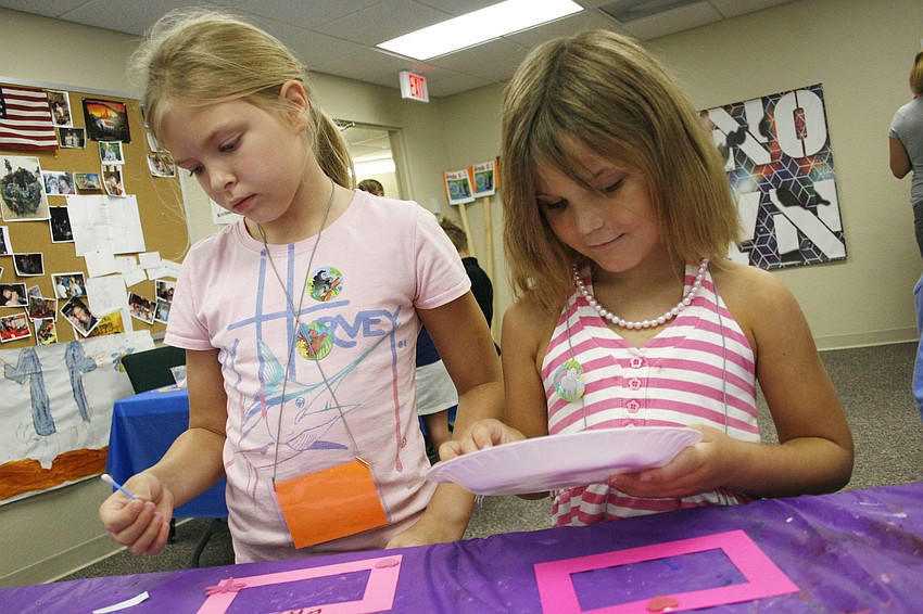 Bianca Kelman and Saradi Bontrager loved making different crafts.