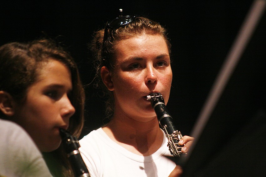 The marching band performed several songs from its 2011 competition show.