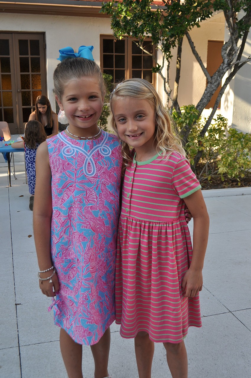 Ansley Morris and Grace Hutchens