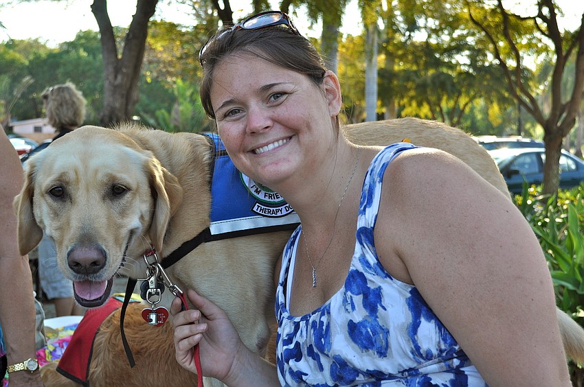 Jenn Poplaski with Charlie