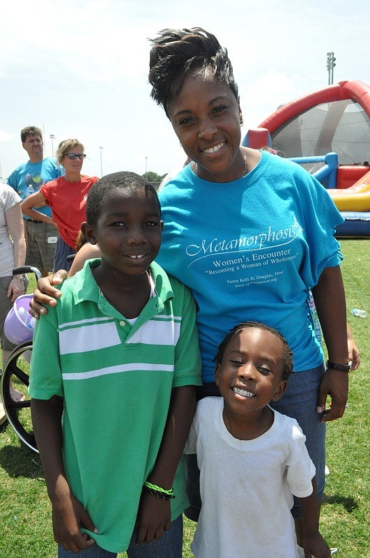 Isaiah Douglas spent the afternoon with friends, Kelli and Jacob Douglas.