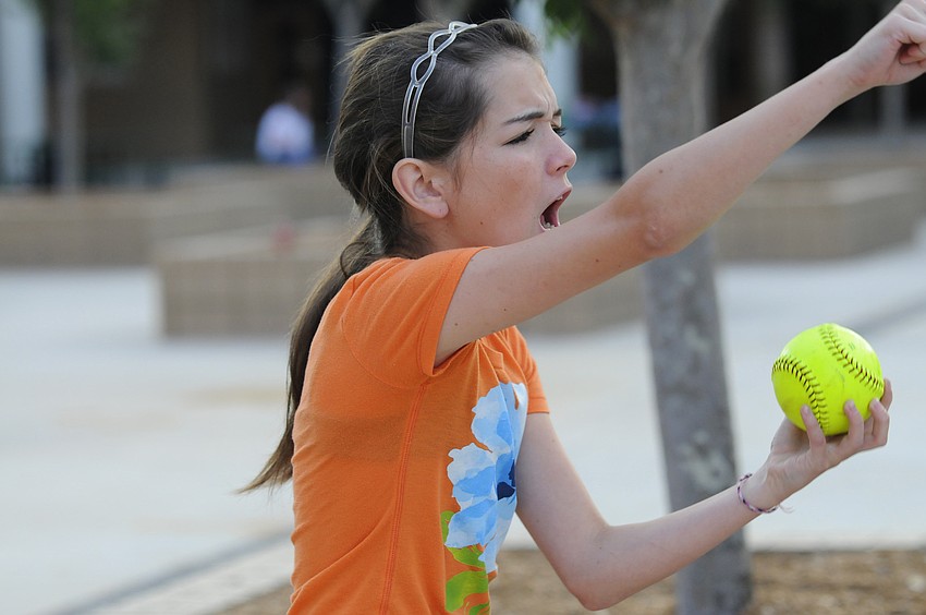 Jordan Bruder, 13, enjoyed the different activities.