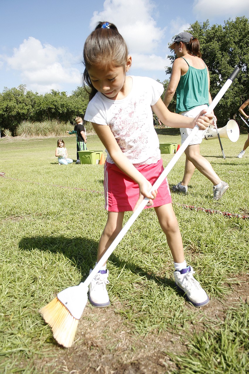 Coca Martinez was a fierce competitor during Field Day.