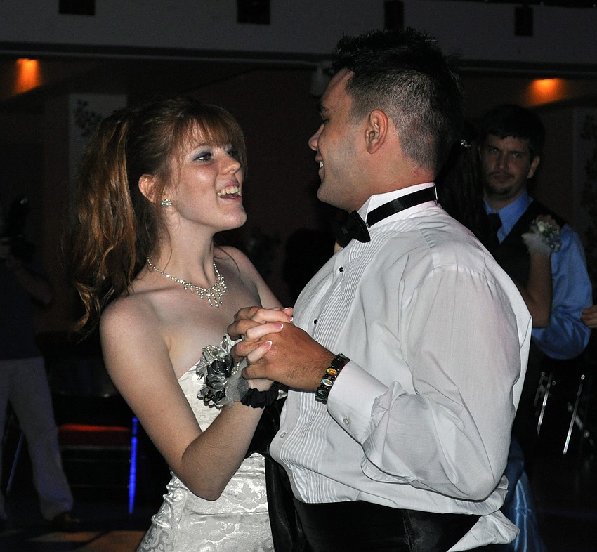 Kayla McCarthy and Benjamin Caoili danced the night away.
