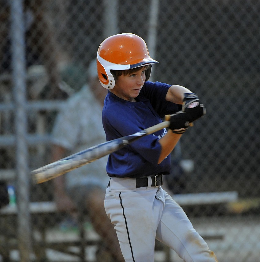 Twelve-year-old George Prince plays for the Manatee East Rayhawks.