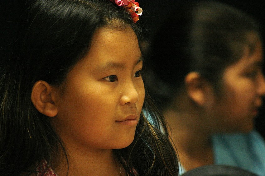 Serena Lee enjoyed the recognition at the ceremony.