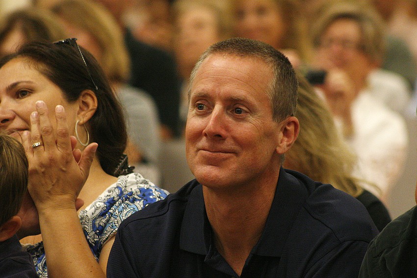 Dad Tom Albrecht was proud of his graduate.