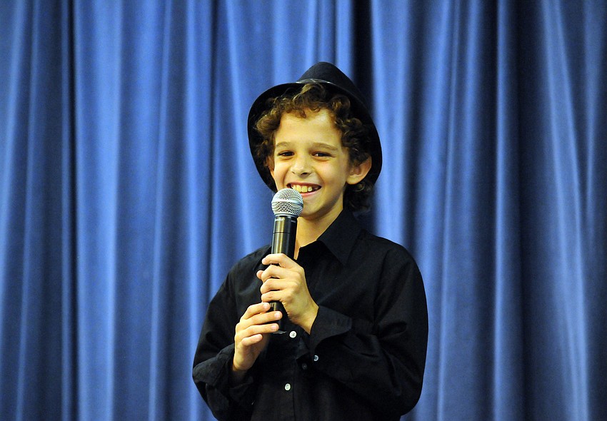 Nine-year-old Beck Stout gave an inspirational performance.