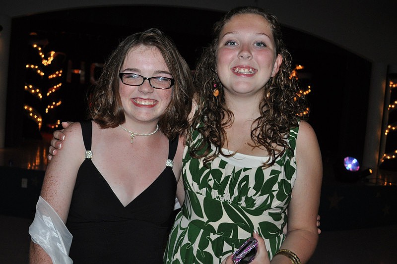 Tiffany Emans and Katy Bryan were all smiles.