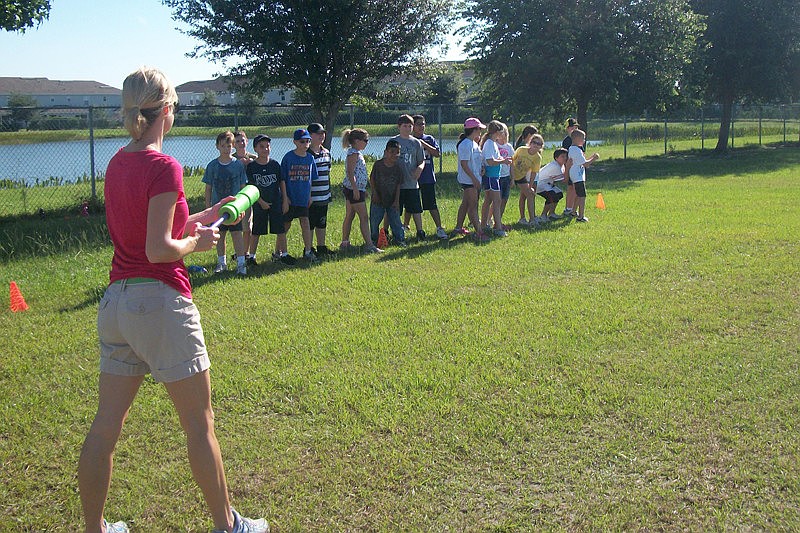 Teachers weren't afraid to soak students as part of the fun.