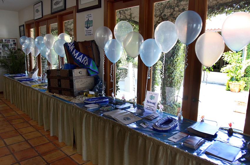 A prize and information table was set up during National Marina Day Saturday, June 11 at Longboat Key Club's Marina.