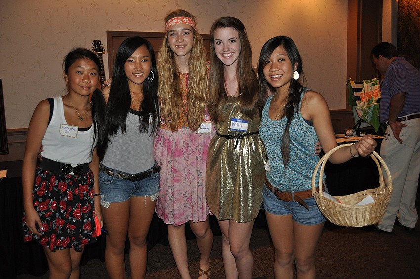 Katherine Yin, Clarissa Liu, LeLa Thompson, Kelly Doyle and Christine Yin