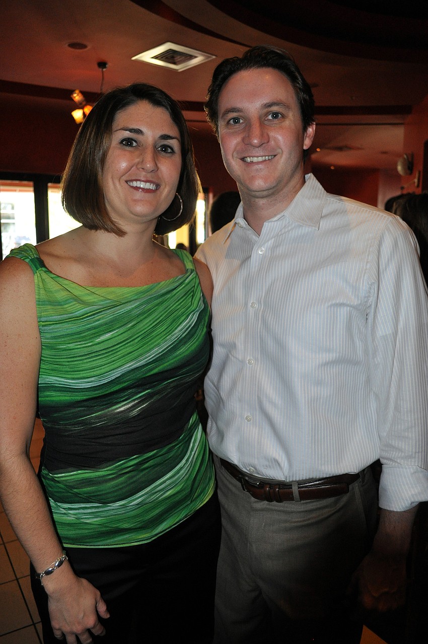 Dr. Andrew Burchard of Hillstrom Facial Plastic Surgeries enjoyed spending the evening with his wife, Beth.
