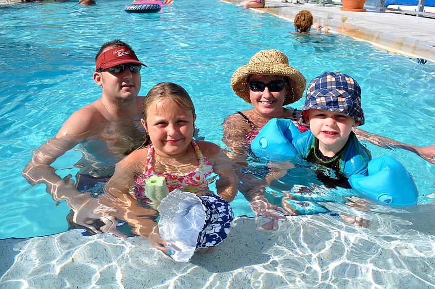 Max MaGee with Sophie Haddix and Sandy and Ace MaGee